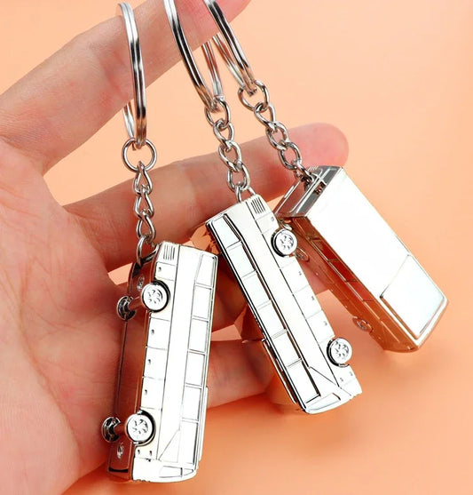 Bus Metal Key Chain FV
