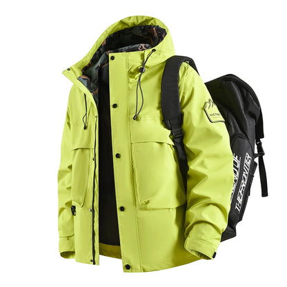 Warm Windproof Hiking Jacket FM