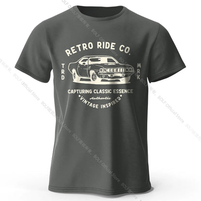Men's Vintage "Retro Ride Co" T-Shirt FC