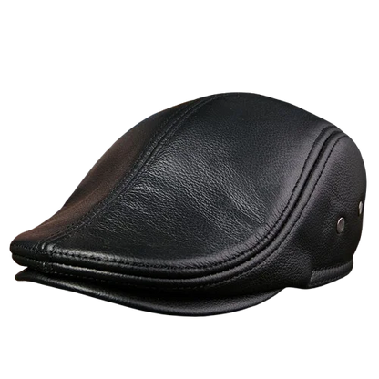 Genuine Leather Beret Men FM