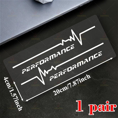Performance Heartbeat Sticker FM