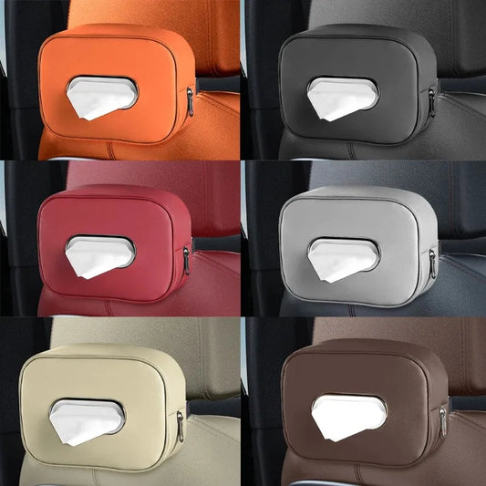Universal Car Leather Tissue Holder FC