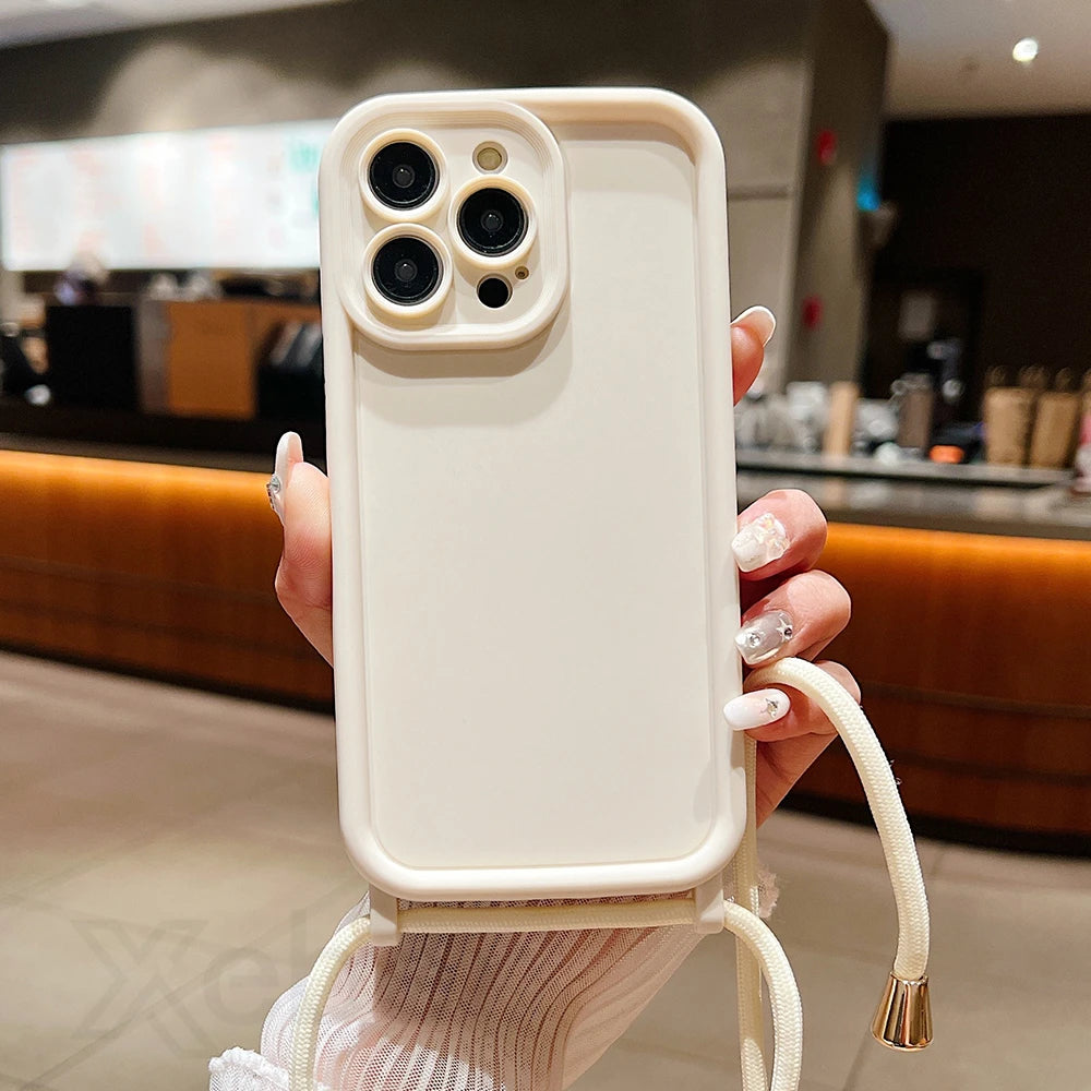 Silicone Crossbody iPhone Case FM