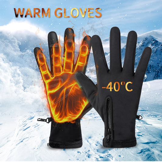 Motorcycle Gloves Winter Thermal FM