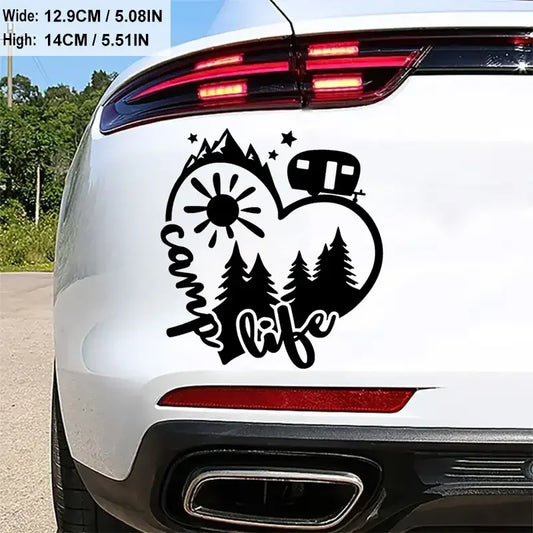 Camp Life Motorhome Sticker MV