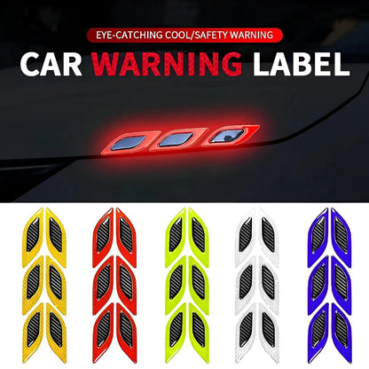Carbon Fiber Look Car Reflective Stickers FC