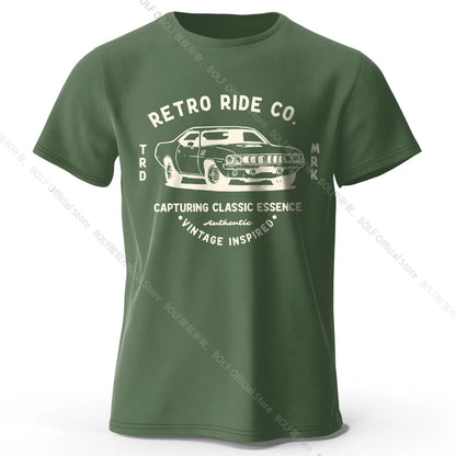 Men's Vintage "Retro Ride Co" T-Shirt FC