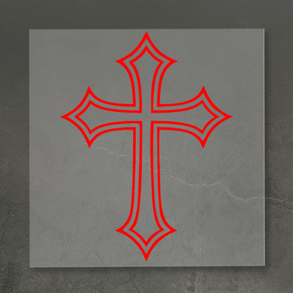 Cross Motorcycle Helmet Stickers FM