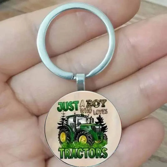 Farm Pride Tractor Keychain Set AS