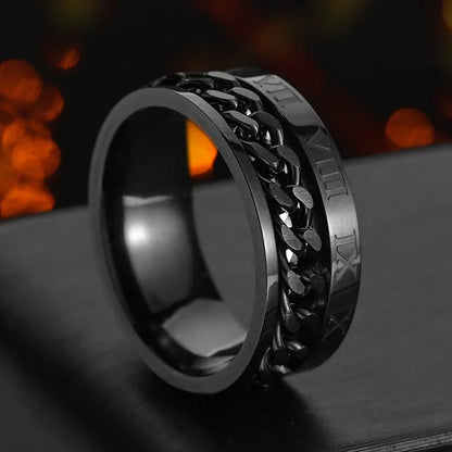 Rotatable Men Ring FM