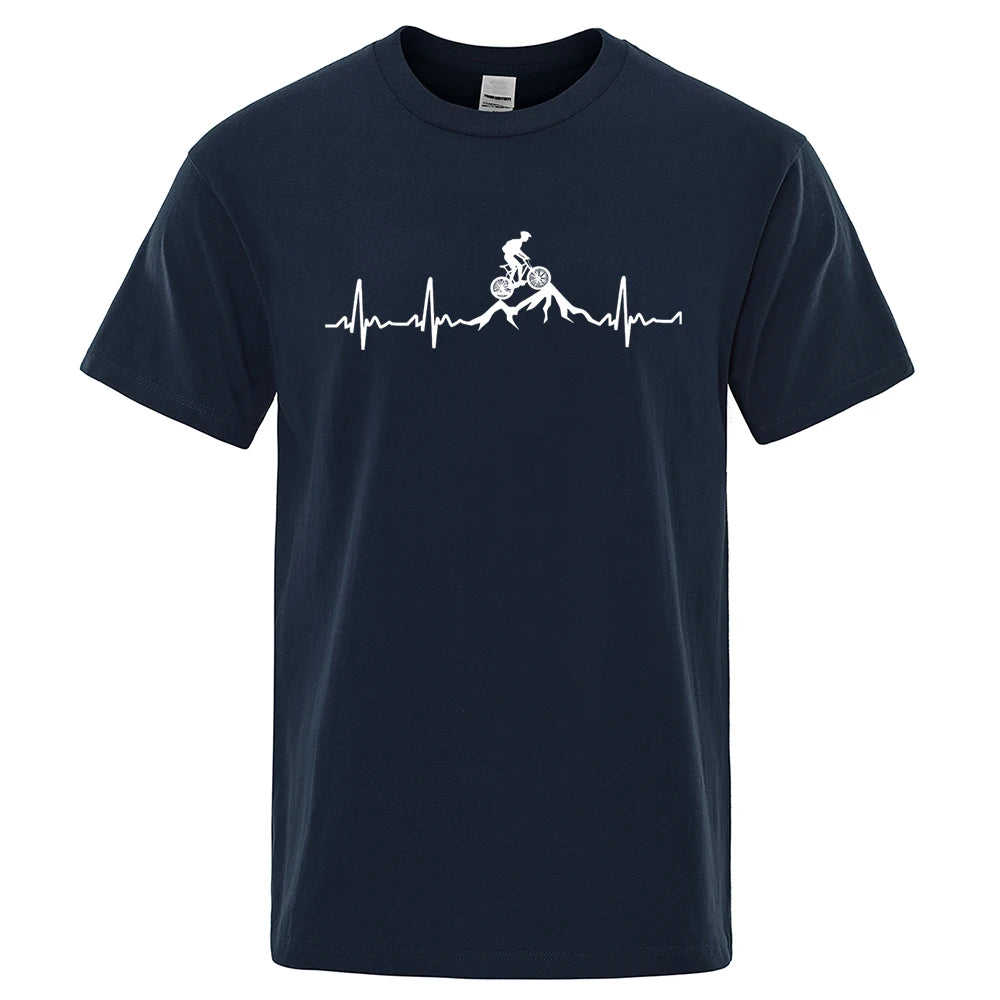 Heartbeat MTB Men T-Shirt FB