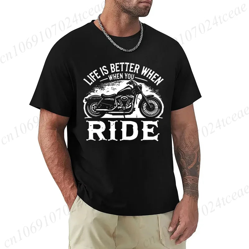 Ride Motorcycle T-Shirt FM