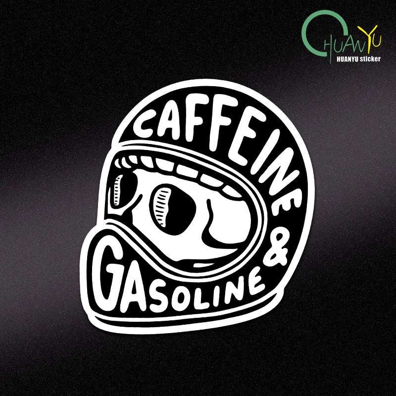 Caffeine & Gasoline Sticker FM