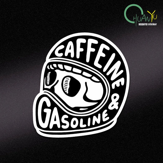 Caffeine & Gasoline Sticker FM
