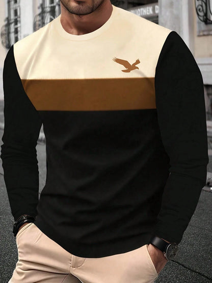 Casual Men’s Long Sleeve T-Shirt FM