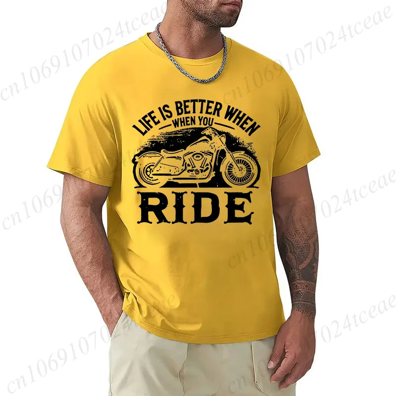 Ride Motorcycle T-Shirt FM