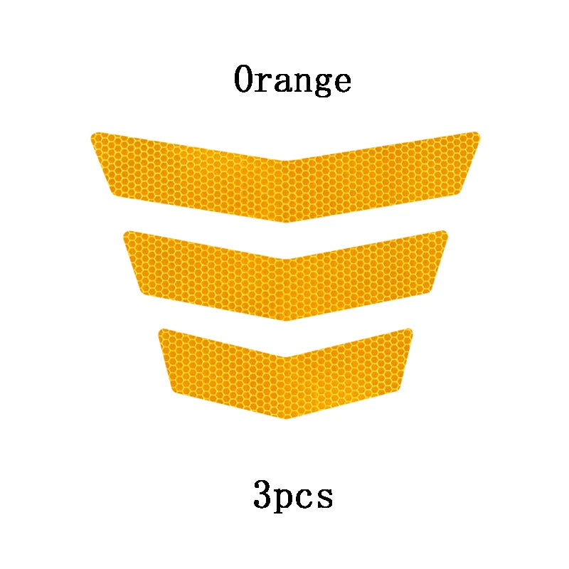 3pcs/set Motorcycle Stickers Reflective FM