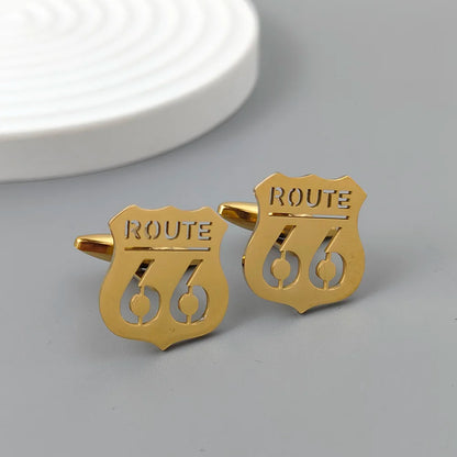 Route 66 Buttons Pin FM