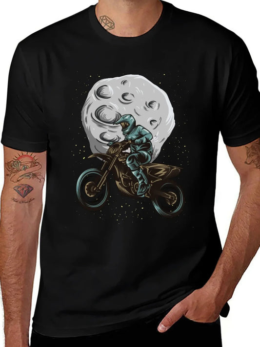 Motorcycle Moon Rider T-Shirt FM
