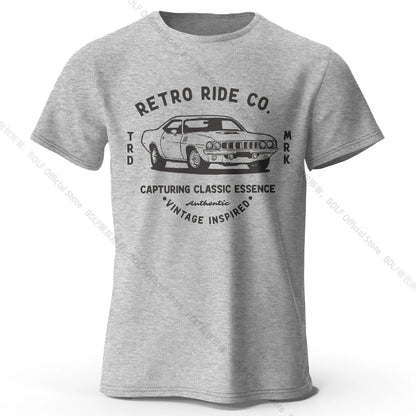 Men's Vintage "Retro Ride Co" T-Shirt FC