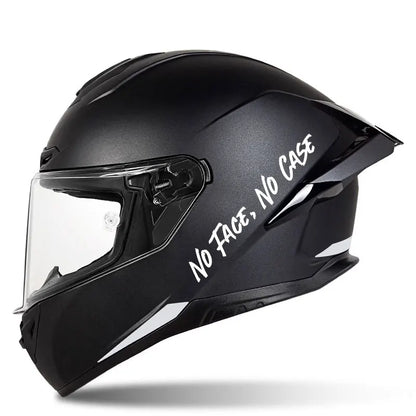 NO FACE NO CASE Helmet Stickers FM