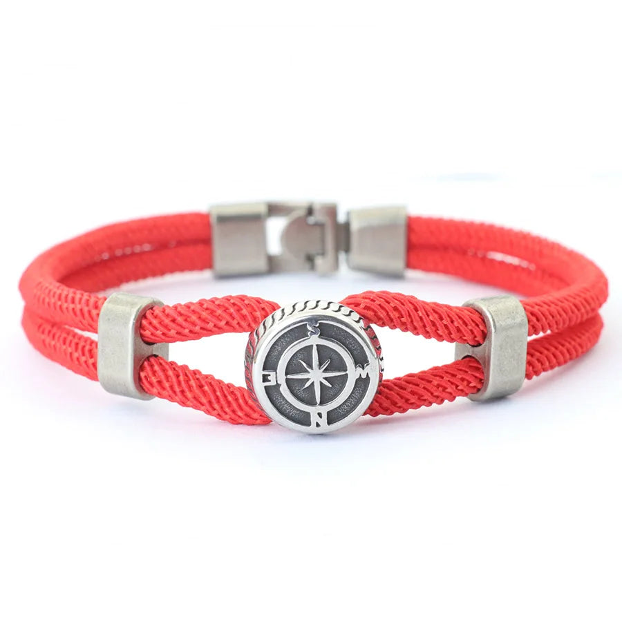 Compass Rope Bracelet for Men FM