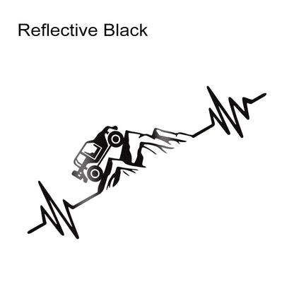 Off-Road Adventure Heartbeat Car Decal FC