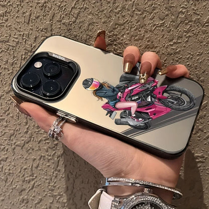 Girl Motorcycle iPhone Case FM
