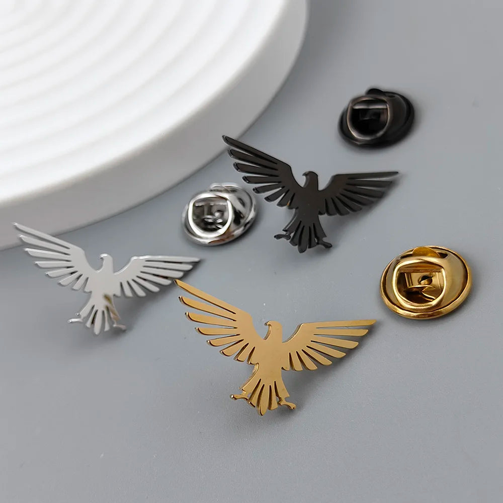 Eagle Brooch for Men FM