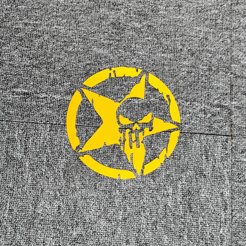 Skull Fuel Tank Stickers FM