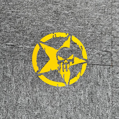 Skull Fuel Tank Stickers FM