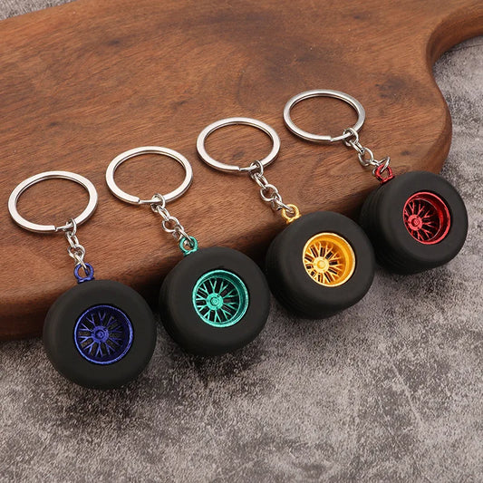 Racing Tire Keychain FC