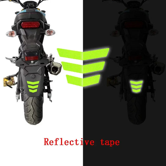 3pcs/set Motorcycle Stickers Reflective FM